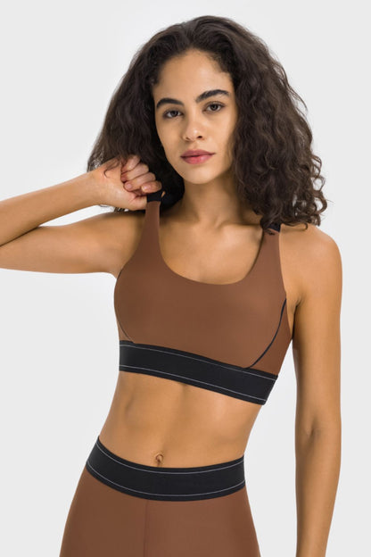 Millennia Contrast Sports Bra