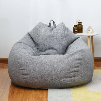 Funda de sofá perezoso, puf, sillón, asiento de sofá, muebles de sala de estar sin relleno, puf, sofá cama, puf, sofá tatami