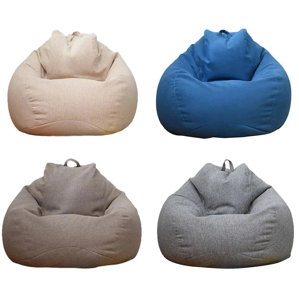 Funda de sofá perezoso, puf, sillón, asiento de sofá, muebles de sala de estar sin relleno, puf, sofá cama, puf, sofá tatami