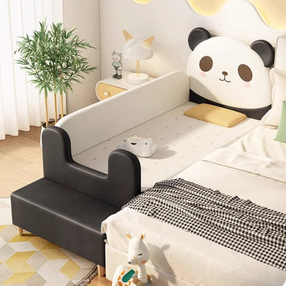 Cama infantil nórdica moderna para niñas, colchón, bonita cama infantil de lujo de princesa, cómoda, color blanco, muebles para el hogar