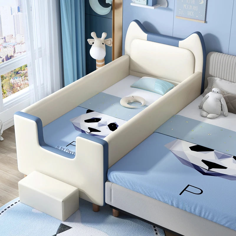 Lit pour enfants assez moderne pour filles, lit nordique pour enfants, lit princesse, loft, meubles de chambre à coucher, luxe