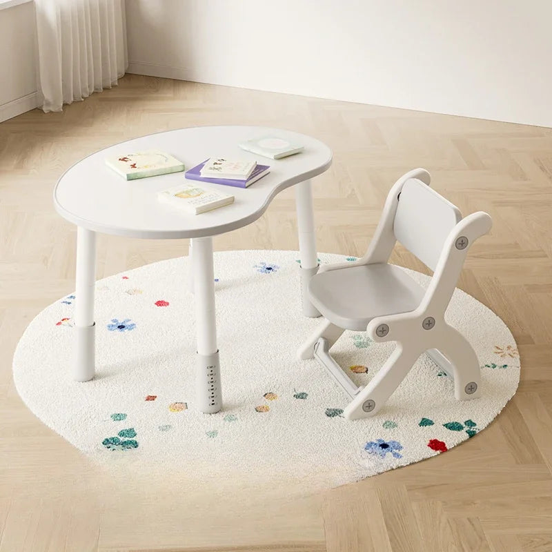 Tables d'école Bureau pour enfants Meubles de table pour enfants Étude pour étudiants Salle de classe Petite chaise Ensemble de fournitures pour enfants