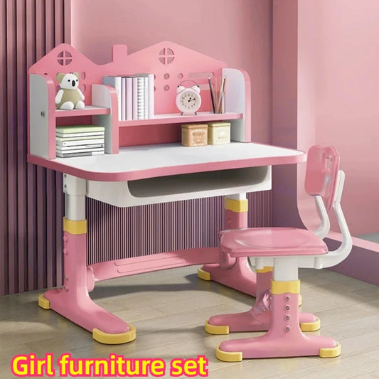 1 ensemble de bureau d'étude pour enfants, table à la maison, bureaux d'écriture, table pour enfants avec chaise, ensemble de bureau et de chaise pour enfants, meubles pour enfants