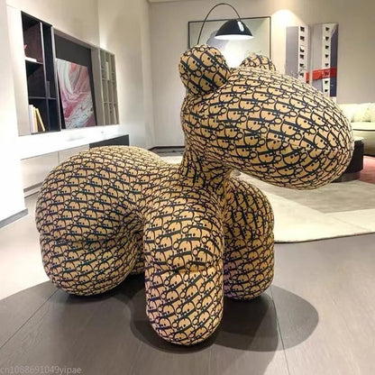 Chaise de poney populaire sur Internet, tabouret d'assise pour enfants, salon, décoration créative de modélisation d'animaux