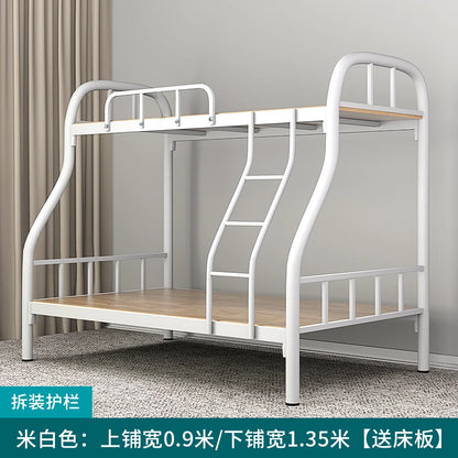 Litera superior e inferior con estructura de hierro, cama gruesa, cama para niños y madres, muebles de dormitorio Litera Cama Beliche