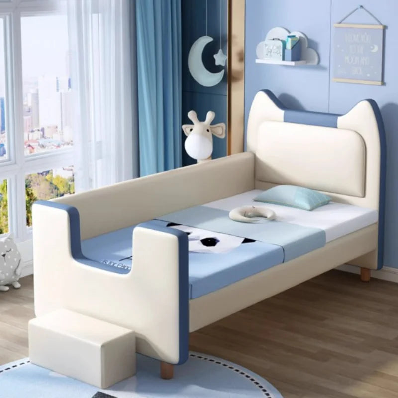 Bonita cama infantil moderna para niñas, cómoda nórdica, camas infantiles, camas tipo loft de princesa, muebles de dormitorio de lujo