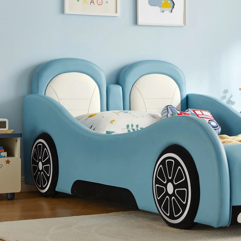 Cama infantil moderna de lujo, bonita y cómoda, juego de dormitorio para niños tamaño queen, muebles