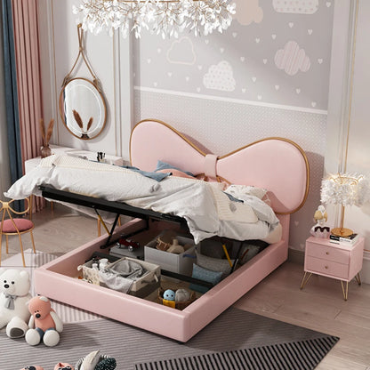 Lit pour enfants rose unique, moderne, joli, léger, luxueux, têtes de lit pour enfants, ensemble de chambre à coucher Princess Cama