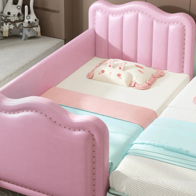 Lits nordiques modernes pour enfants, lits blancs de luxe pour filles, meubles de chambre à coucher pour enfants princesse Cama Infantil