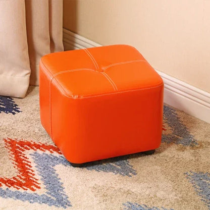 Nordic Makeup Stool Covers Square Dollhouse Low Small Kids Stool Vanity Chair Living Room Meuble De Salon Muebles Home Furniture