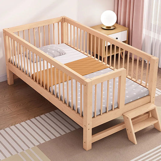 Railing Usa Children Beds Single Safety Modern Luxury Children Beds Girl Wooden Bedroom Letto Per Bambini Kids Furnitures