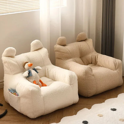 Sofá cama para niños plegable para bebés, sillón de fresa, sillón puff, muebles para habitación de niños, sofá para niños, sofá para niños, se abre para niños