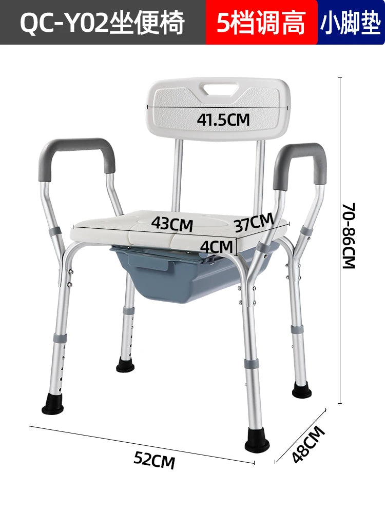 Silla de baño plegable portátil de metal y plástico para niños, ancianos, pasillo, ducha, taburete, dormitorio, cabeceros, muebles posmodernos