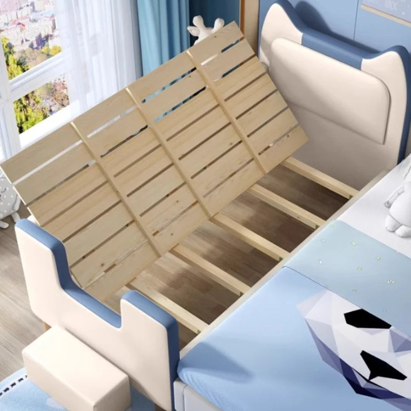 Lit pour enfants assez moderne pour filles, lit nordique pour enfants, lit princesse, loft, meubles de chambre à coucher, luxe