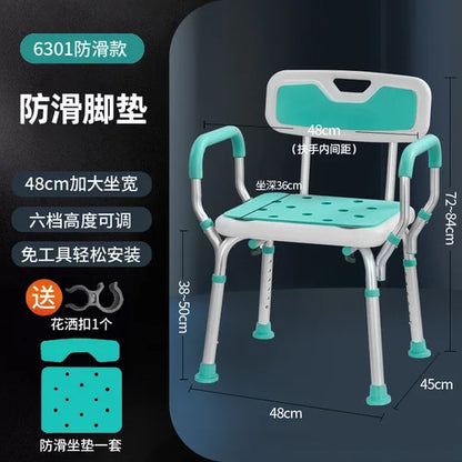 Toilet Shower Bathroom Chair Vanity Children Folding Potty Stool Portable Squat Elderly High Minder Tabouret Trendy Furniture