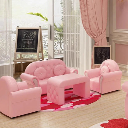 Luxurious Couch Armchairs Child Sofa House Kids Children Reading Bed Room Design Baby Chairs Canape Enfants Furniture Puff JGY