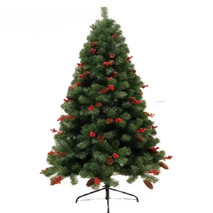 PVC Christmas Tree Berry Pine Christmas Tree Reusable for Home Decoration Outdoor Indoor New Year Decor Xmas Gift 1.2m-3m