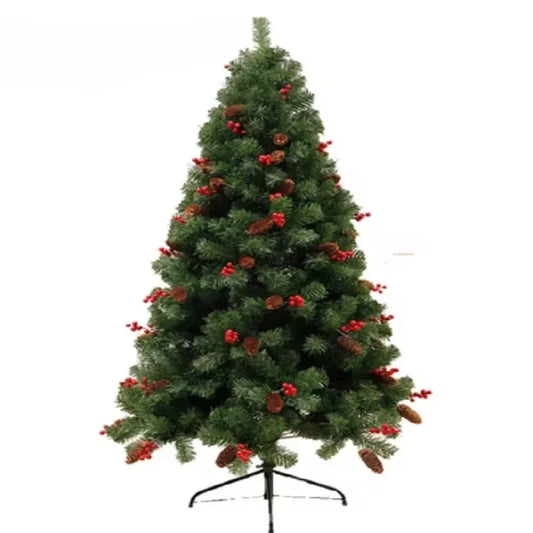 Sapin de Noël en PVC réutilisable pour décoration de la maison, décoration extérieure et intérieure du Nouvel An, cadeau de Noël, 1,2 m à 3 m