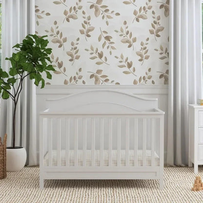 Cama para niños pequeños, cuna convertible 4 en 1 DaVinci Charlie en color blanco, con certificación Greenguard Gold, cama para niños