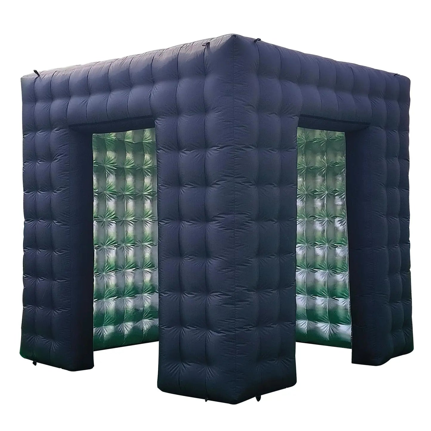 Cabina de fotos inflable portátil, cabina de fotos con forma de cubo y soplador de aire, telón de fondo para fotomatón para fiestas, bodas y eventos