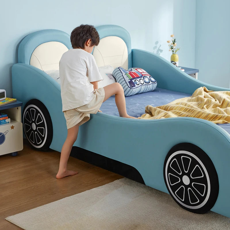 Cama infantil moderna de lujo, bonita y cómoda, juego de dormitorio para niños tamaño queen, muebles