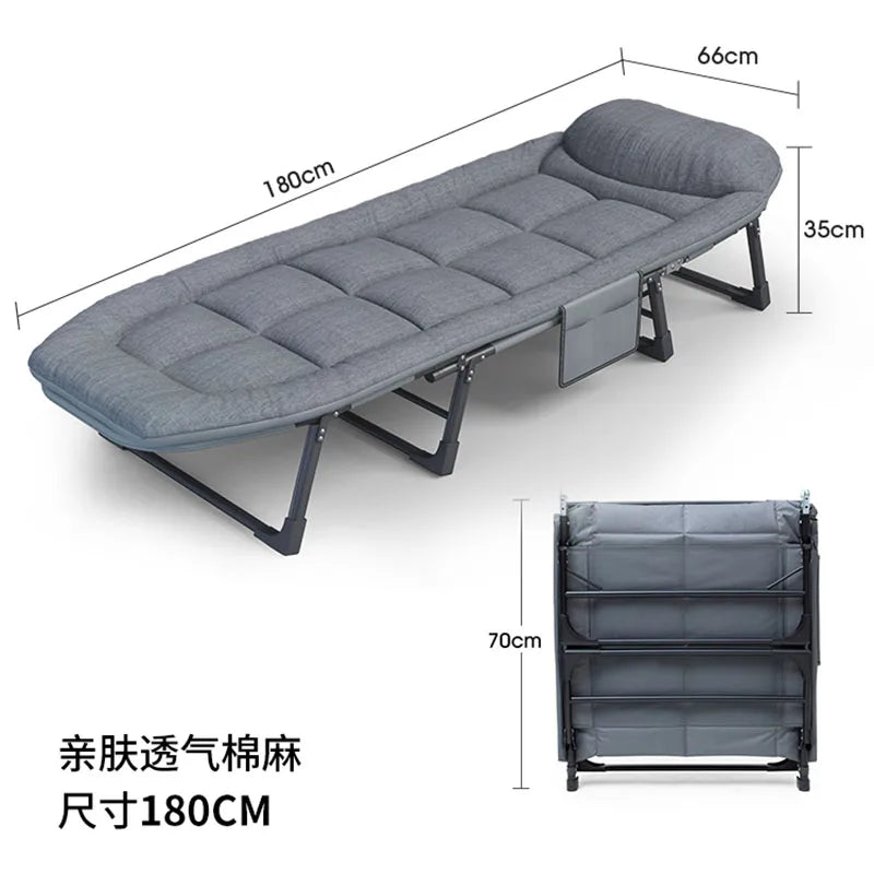 Portable Folding Bed Beauty Floor Kids Travel Folding Bed Bedroom Metal Foldable Wall Letto Pieghevole Minimalist Furniture