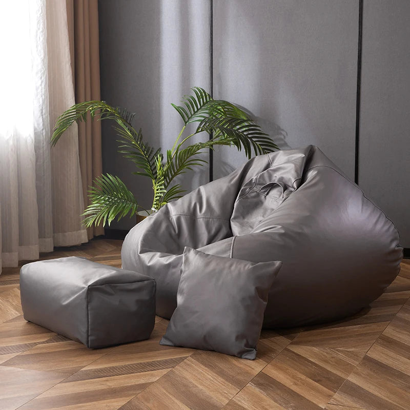 Pouf inclinable en mousse moelleuse pour salon, remplissage de couchage, bureau, canapé paresseux, pouf unisexe, canapé moderne, décoration de salle de bain