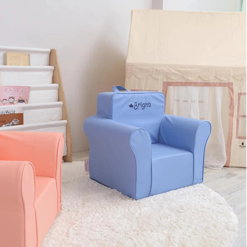 Sillón infantil Sofazinho Sillón infantil Puf Sofá Cama infantil para niños Asientos para bebés para niñas Sofá fresa Mini sofás infantiles