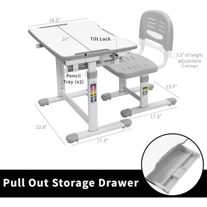 Students Student Desk Kids Table Chair Set Computer Tables Table for Children Children's Room Desks Study Writing Furniture