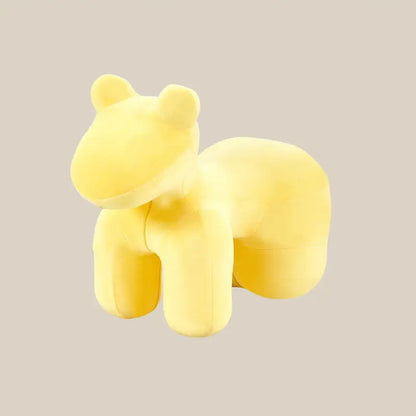 Pony Cartoon Chair Mobile Plastic Creative Children Stool Minimalist Nordic Vanity Footrest Living Room Chairs Single Person