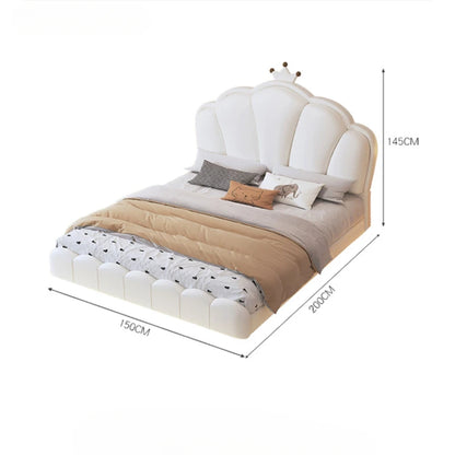 Lit pour enfants moderne princesse élégant joli lit léger de luxe pour enfants Queen Size Camas De Dormitorio Furniture Home