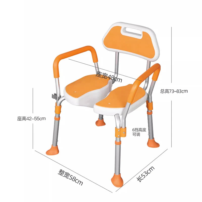 Banc Minder Chaise de salle de bain Vanité Enfants Douche Toilette Tabouret Designer Handicapé Gain de place Taburete Pliable Meubles de salon