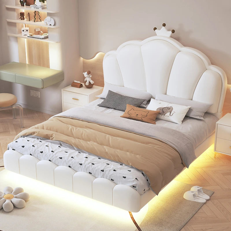 Princess Modern Children's Bed Elegant Pretty Light Luxury Children Beds Queen Size Camas De Dormitorio Furniture Home