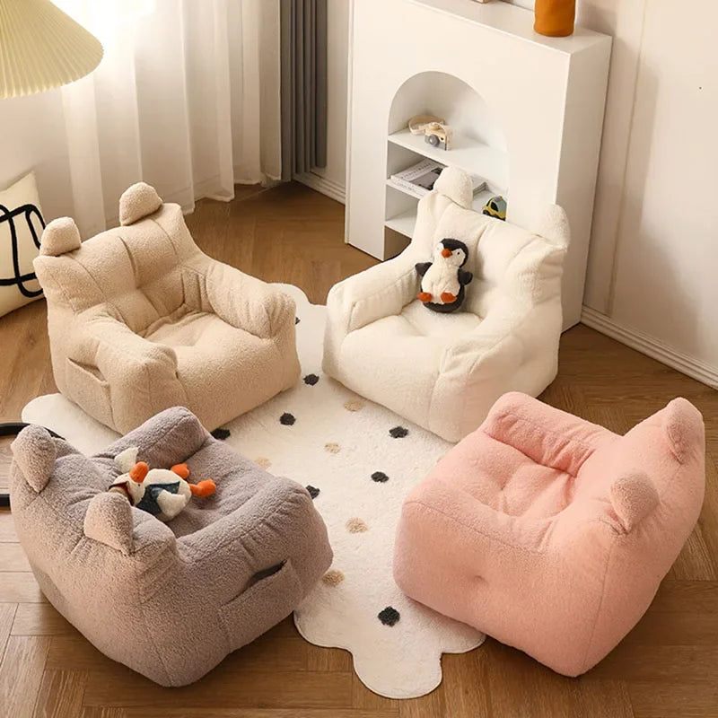 Sofá cama para niños plegable para bebés, sillón de fresa, sillón puff, muebles para habitación de niños, sofá para niños, sofá para niños, se abre para niños