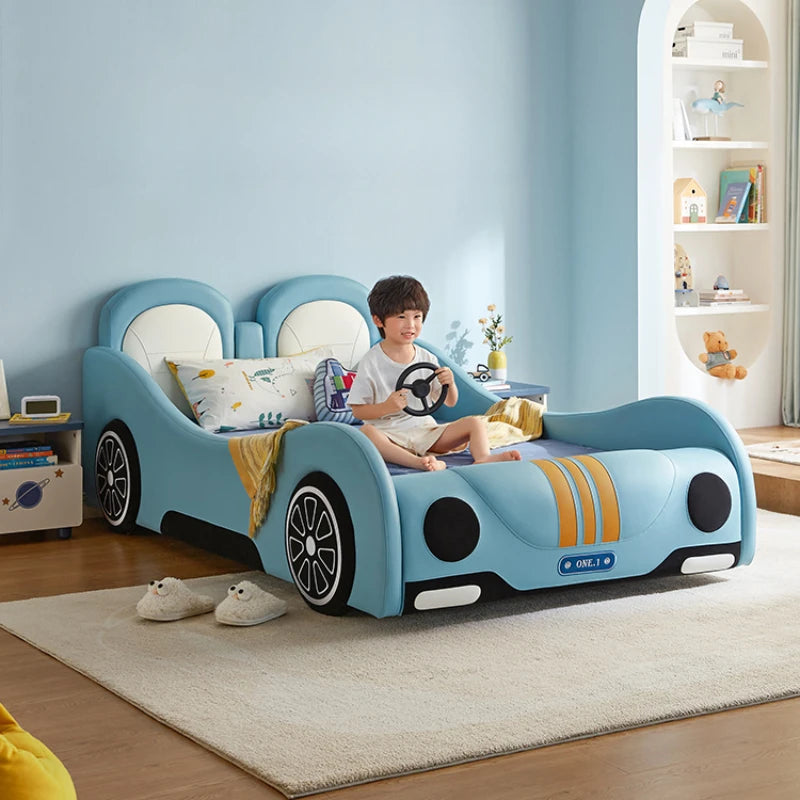 Lit pour enfants moderne de luxe, joli et mignon, lit pour enfants, lit queen size, ensemble de meubles de chambre à coucher