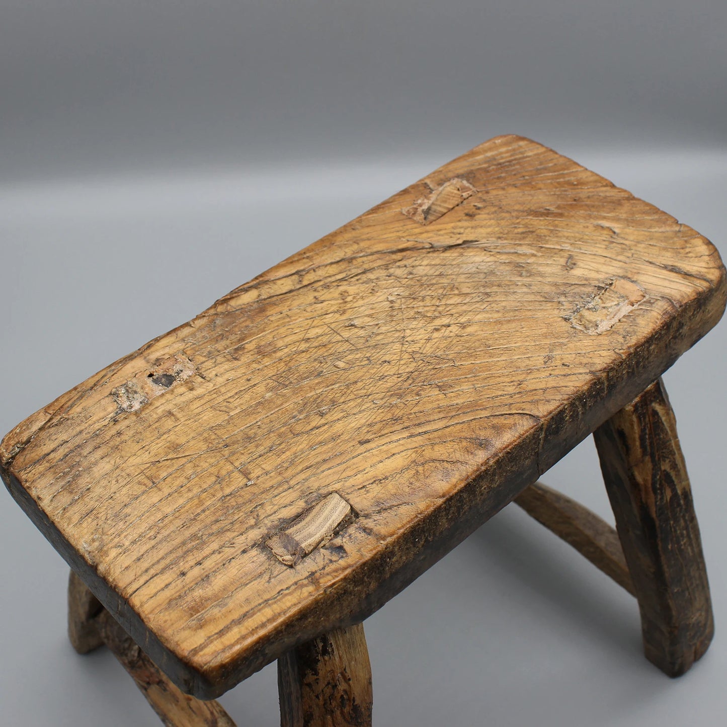 Ancien tabouret de cuisine chinois, petit banc de salle de bain, chaise pour enfant