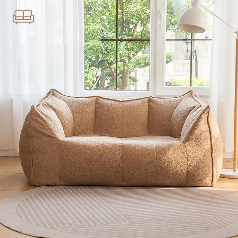 Lounge Large Bean Bags Sofas Fluffy Lazy Reading Italian Bean Bags Sofas Anti Slip Dormitory Divani Soggiorno Room Decorations