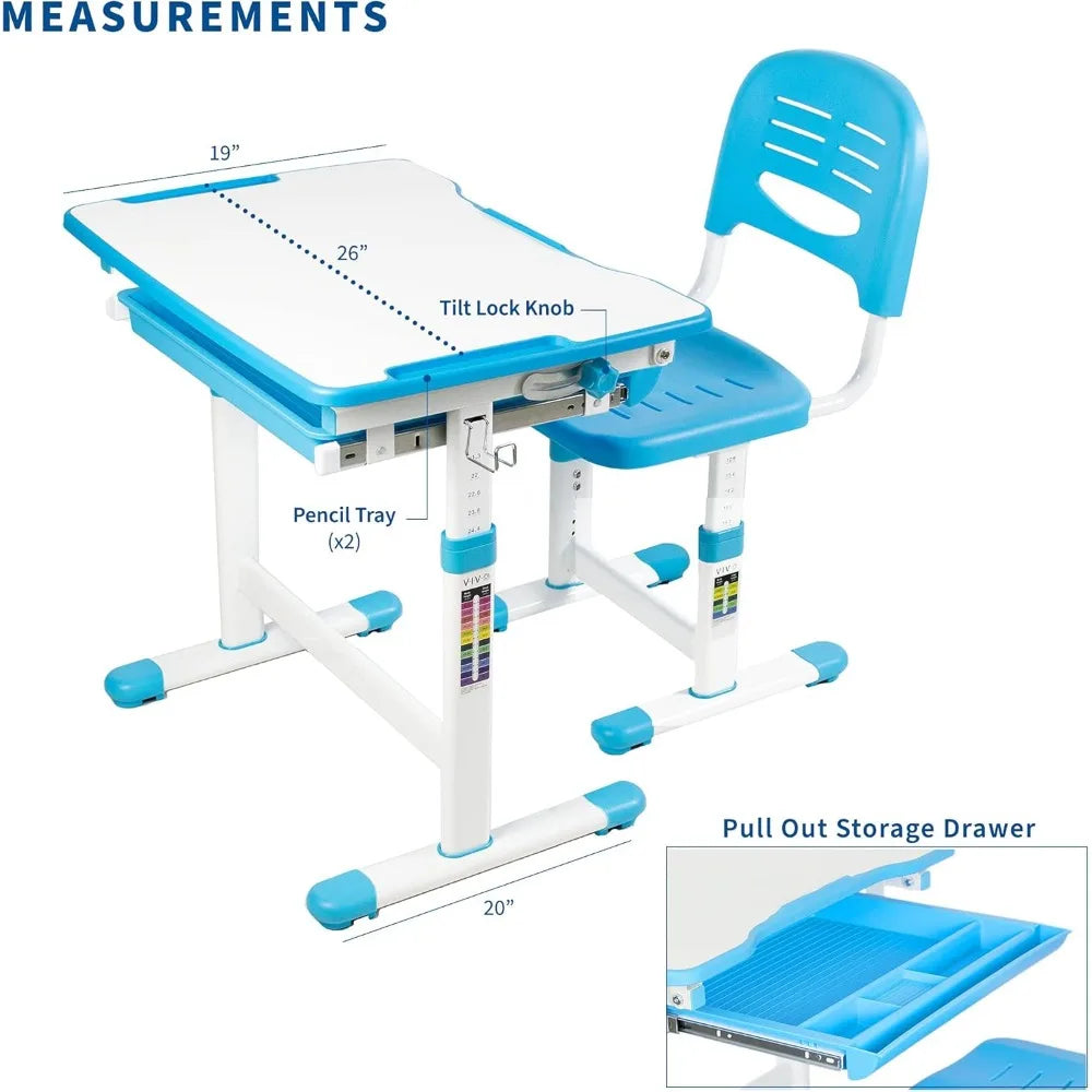 Study Table for Children Kids Table Chair Set Computer Tables Student Desk Room Desks Children's Writing Students Furniture