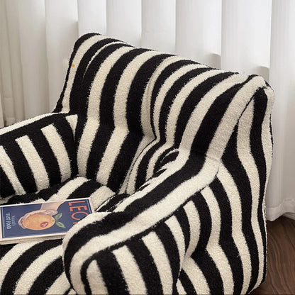 Lamb Plush Children's Sofa Reading Book Corner Samll Chair Baby Lazy Sofa Stool Sitting on The Ground Small Stripe Sofa Chair