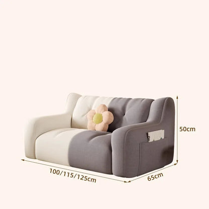 Canapé-pouf inclinable et confortable pour la lecture ou le jeu, chaise longue relaxante, meuble de maison HDH