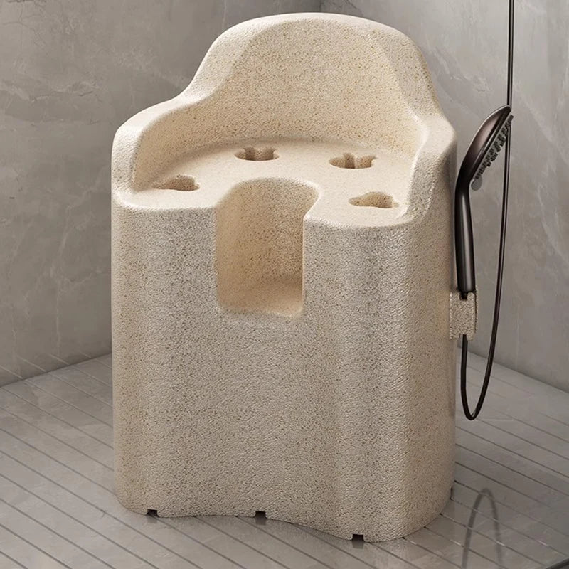 Taburete de plástico para pies, para acampar, para niños, sauna, pequeño, bajo, apilable, para dormitorio, maquillaje, baño, pasillo, muebles posmodernos