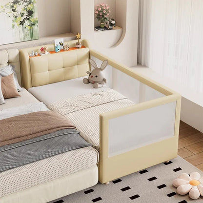 Cama baja tipo loft Andadores para bebés Camas para niños pequeños Edredones para niños Niñas Niños de 5 años Cuna multifuncional Cama para niños pequeños Cabaña para niños