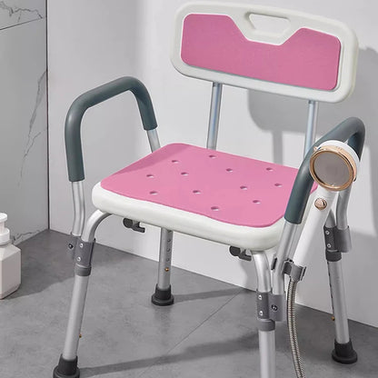 Silla de baño nórdica para discapacitados, cabeceros de cama, taburete de ducha para niños, taburete médico para ancianos, silla plegable, muebles únicos