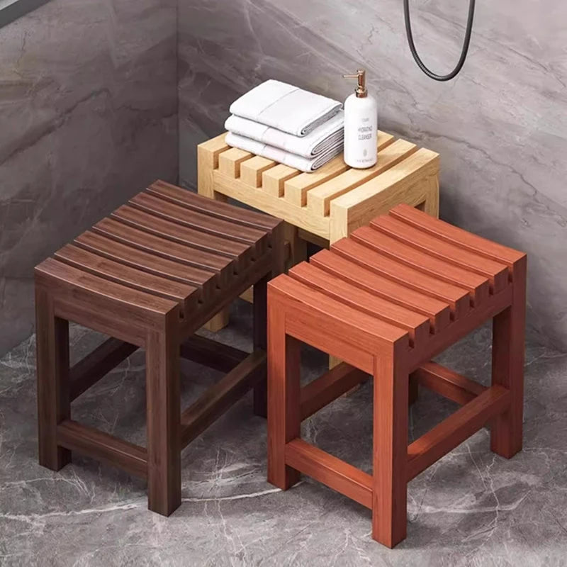 Silla de baño baja nórdica, taburete pequeño apilable y portátil para ancianos, tocador de ducha para niños, muebles posmodernos