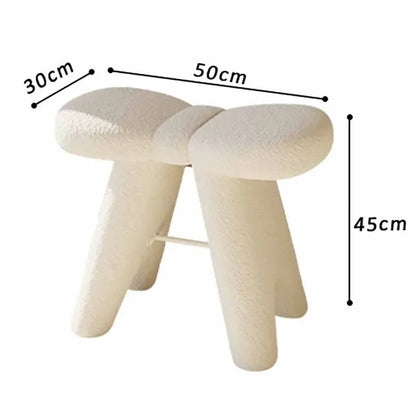 Modern Simple Shoe Changing Ottomans Portable Small Stools Multifunctional Vanity Chair Children Bedroom Living Room Furniture