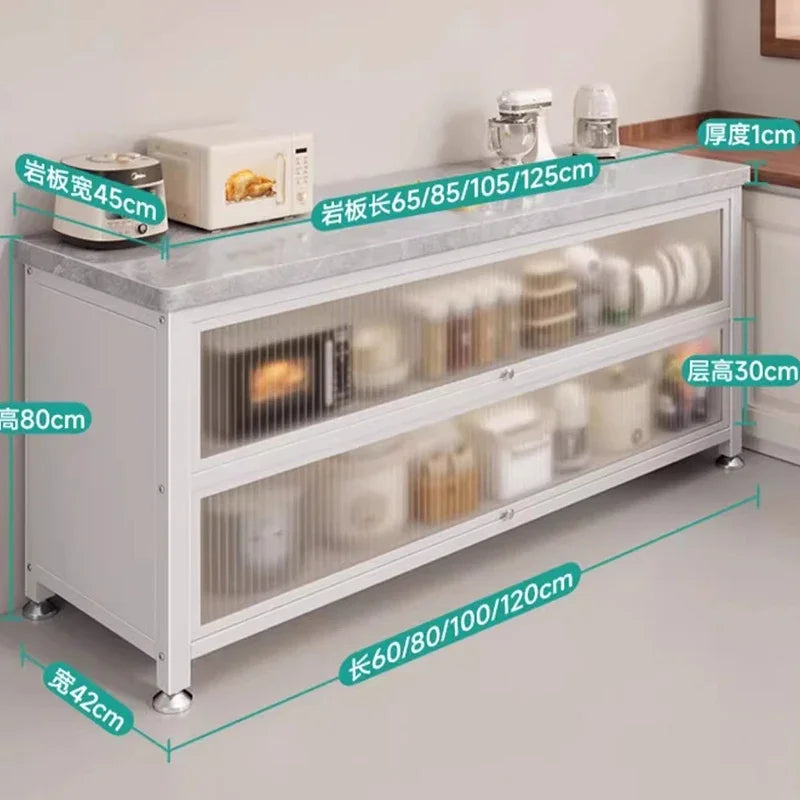 Aparadores Muebles Multifuncionales Aparador Muebles Abiertos Mesa Auxiliar de Cocina Mueble de Cocina Alacena Furnitures Almacenaje LT