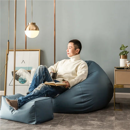 Pouf inclinable en mousse moelleuse pour salon, remplissage de couchage, bureau, canapé paresseux, pouf unisexe, canapé moderne, décoration de salle de bain