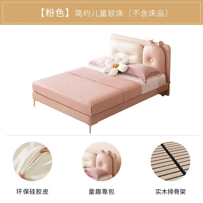 Pretty Modern Girls Childrens Bed Unique Princess Cute Solid Wood Loft Bed Kids Villa Cama Matrimonial Bedroom Furniture Luxury