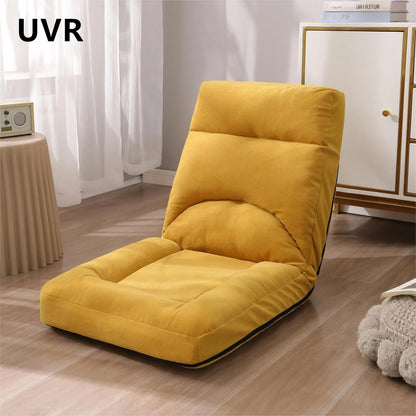 UVR Tatami Chaise de canapé simple pour personne paresseuse Chaise de dossier de loisirs pliante Chaise de canapé de balcon de chambre Chaise de bureau réglable