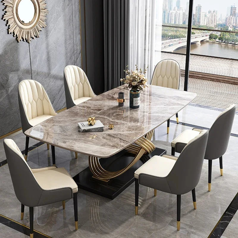 Tables Restaurant Cafe Table Dinning Sets Luxury Kitchen Islands Garden Modern Living Room Chairs Comedor Furniture Dining China